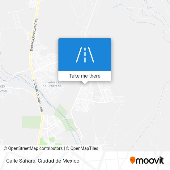 Mapa de Calle Sahara