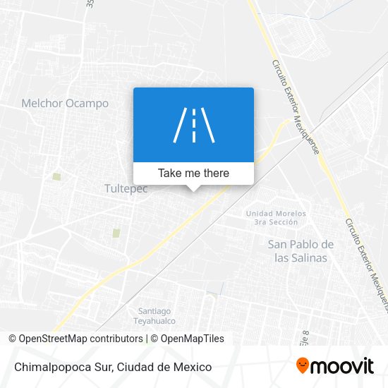 Mapa de Chimalpopoca Sur