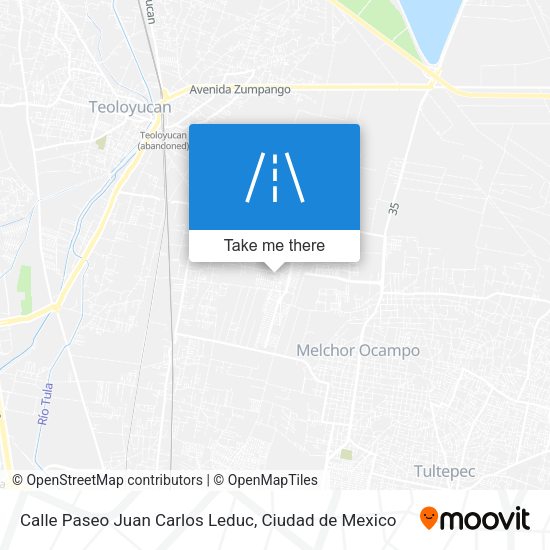 Mapa de Calle Paseo Juan Carlos Leduc