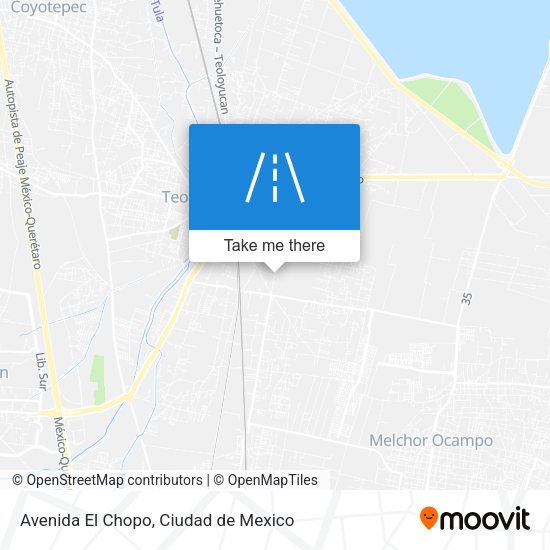 Avenida El Chopo map