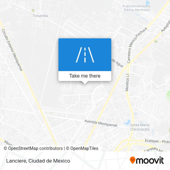 Mapa de Lanciere
