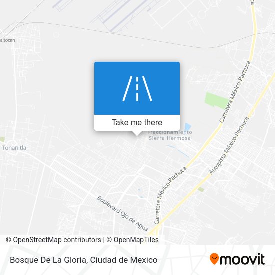 Bosque De La Gloria map