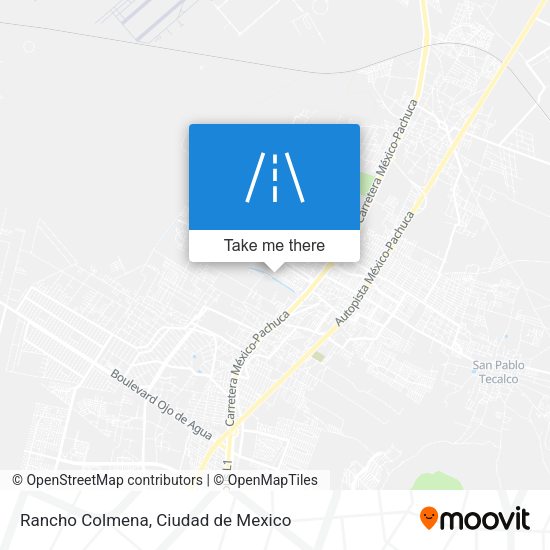 Rancho Colmena map