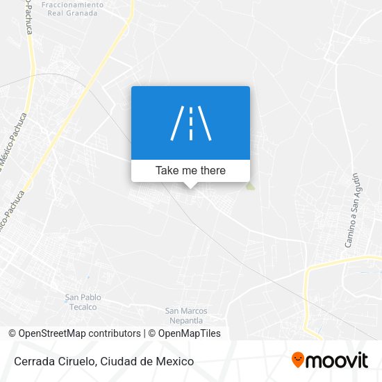 Cerrada Ciruelo map