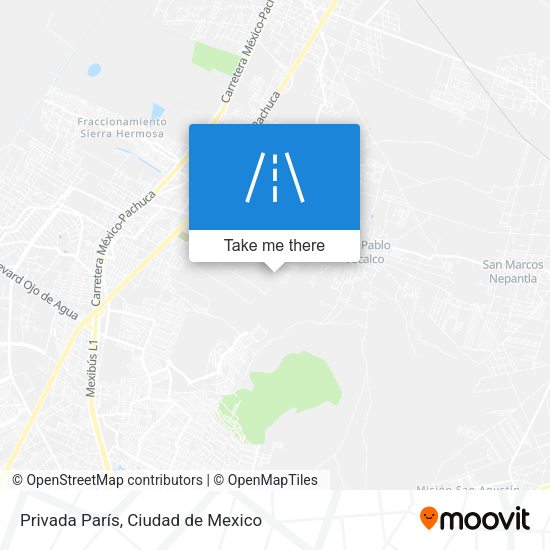 Privada París map