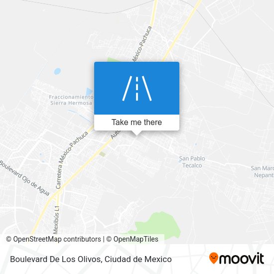 Boulevard De Los Olivos map