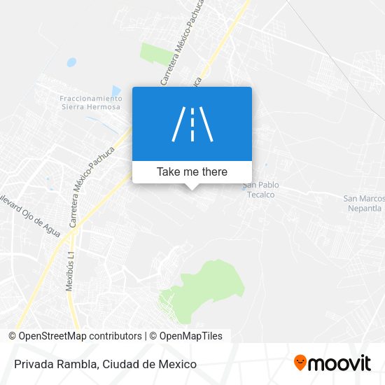 Privada Rambla map