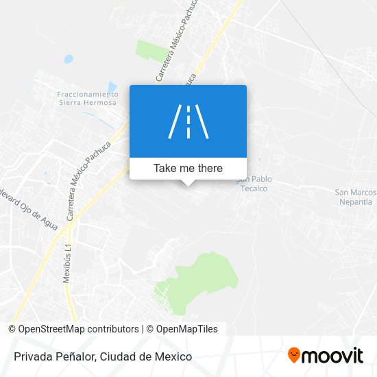 Mapa de Privada Peñalor