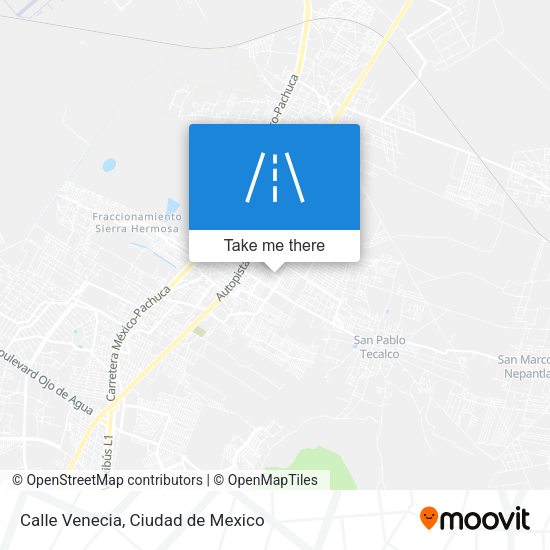 Calle Venecia map