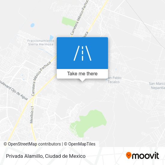 Privada Alamillo map