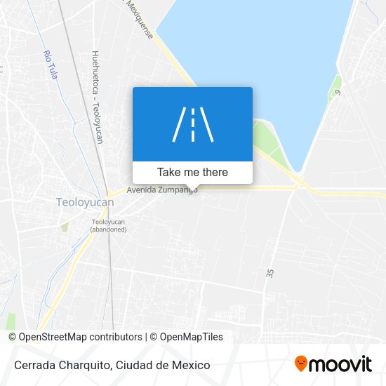 Mapa de Cerrada Charquito