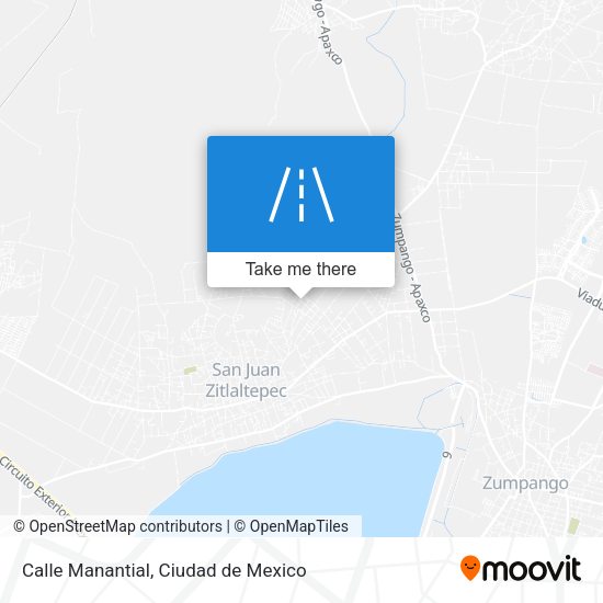Calle Manantial map