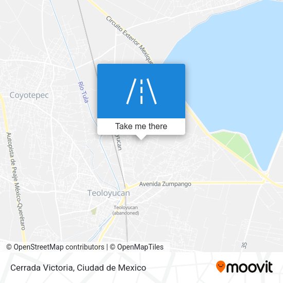 Cerrada Victoria map