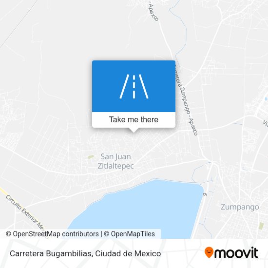 Carretera Bugambilias map