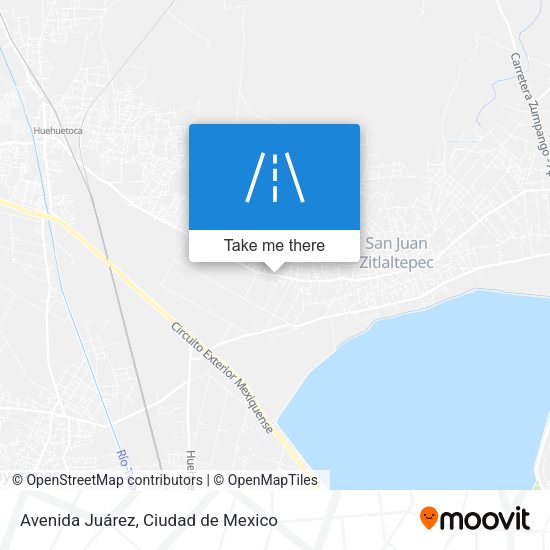 Mapa de Avenida Juárez