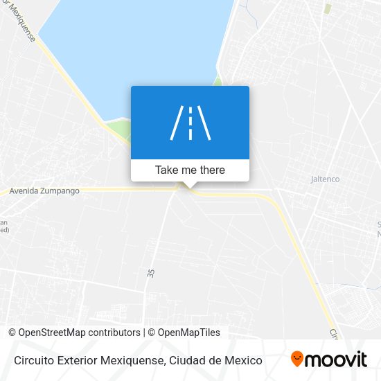 Circuito Exterior Mexiquense map