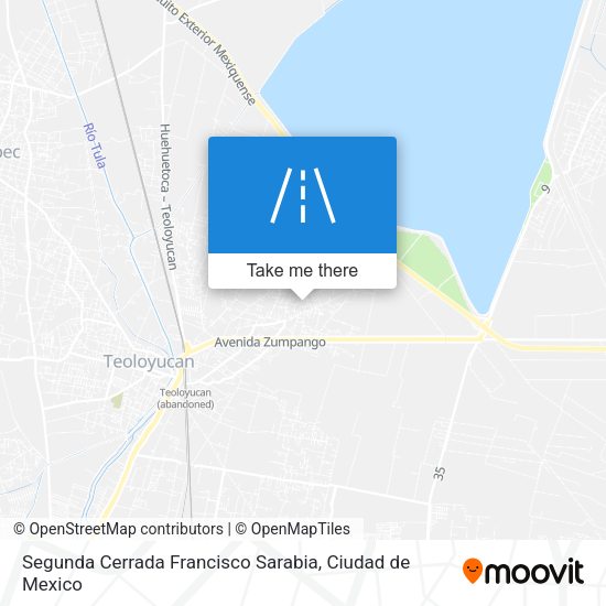 Mapa de Segunda Cerrada Francisco Sarabia