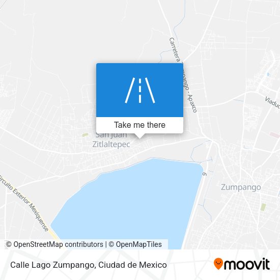 Calle Lago Zumpango map