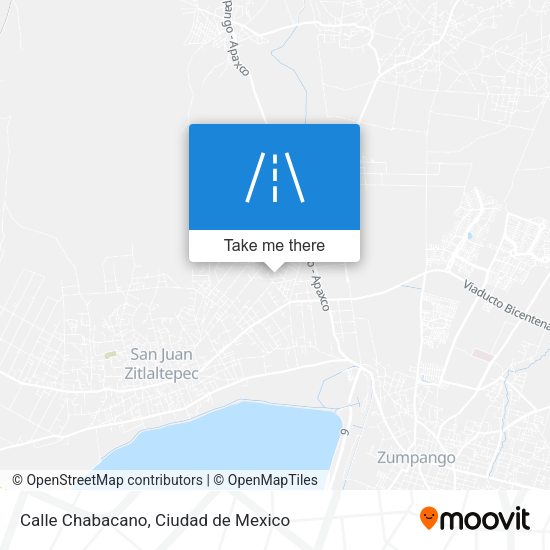 Calle Chabacano map
