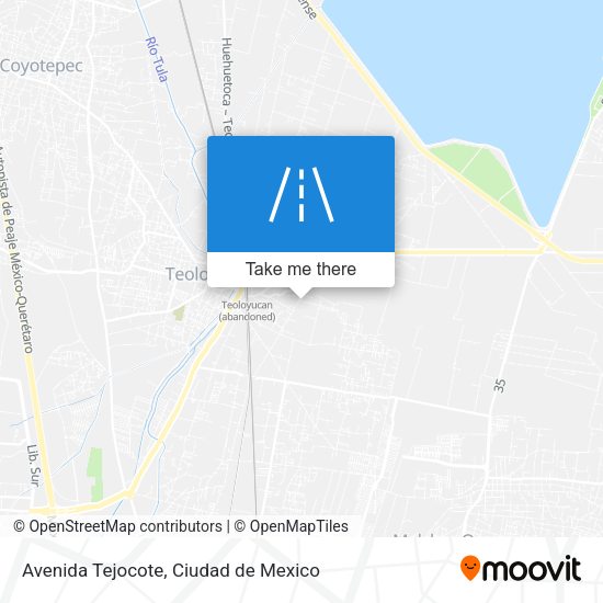 Avenida Tejocote map
