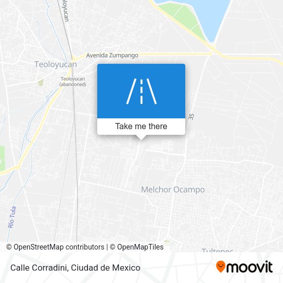 Mapa de Calle Corradini