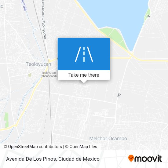 Mapa de Avenida De Los Pinos