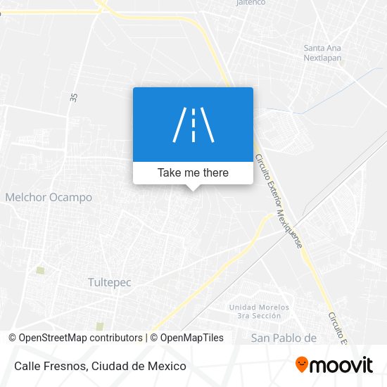 Calle Fresnos map