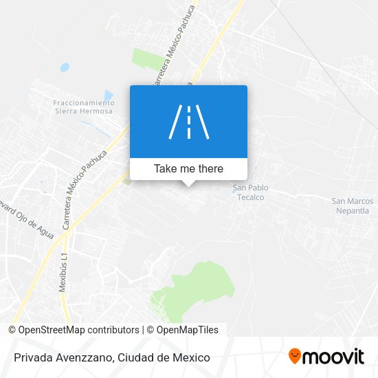 Privada Avenzzano map