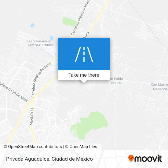 Privada Aguadulce map