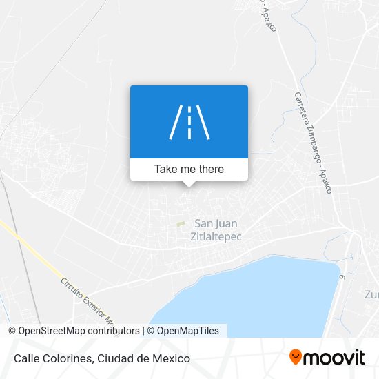 Calle Colorines map
