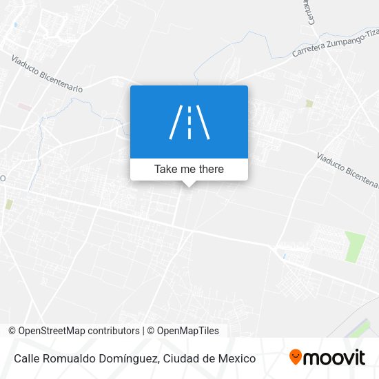 Mapa de Calle Romualdo Domínguez