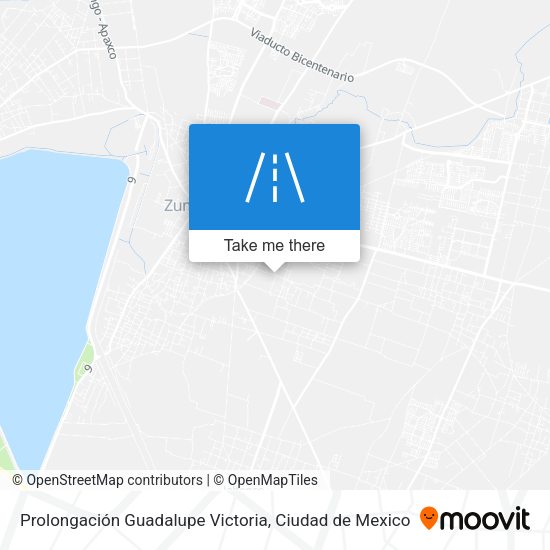 Mapa de Prolongación Guadalupe Victoria
