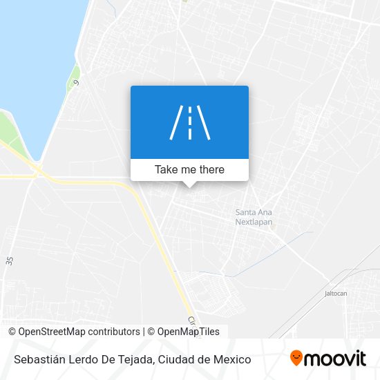 Sebastián Lerdo De Tejada map