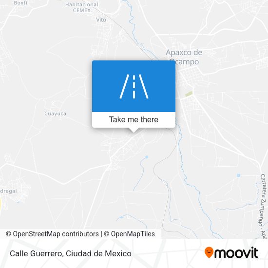 Calle Guerrero map