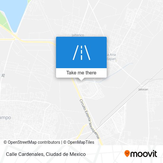 Mapa de Calle Cardenales