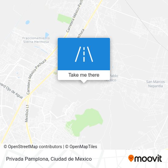 Privada Pamplona map