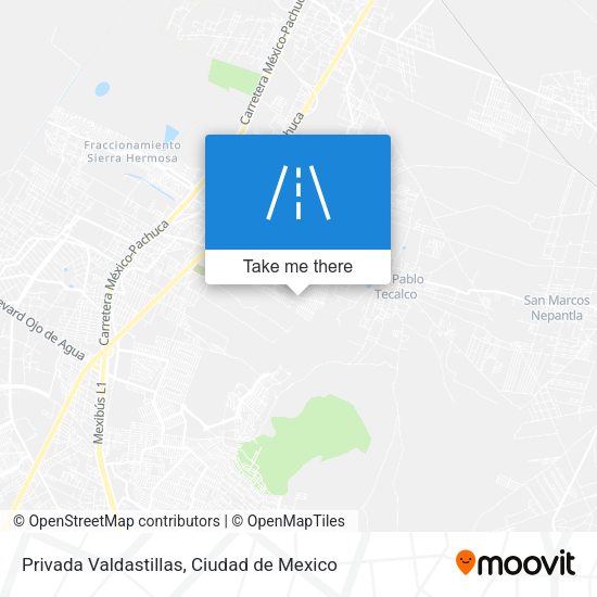 Mapa de Privada Valdastillas