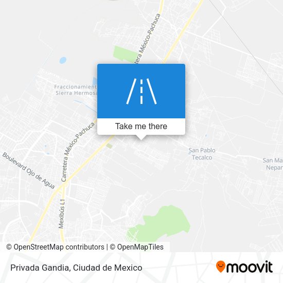 Mapa de Privada Gandia