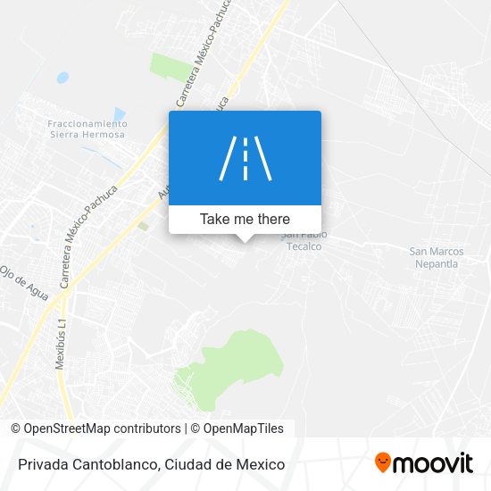 Privada Cantoblanco map