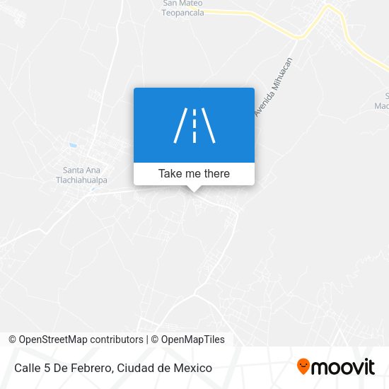 Calle 5 De Febrero map