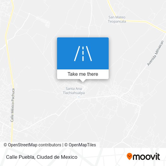 Mapa de Calle Puebla