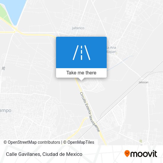 Calle Gavilanes map