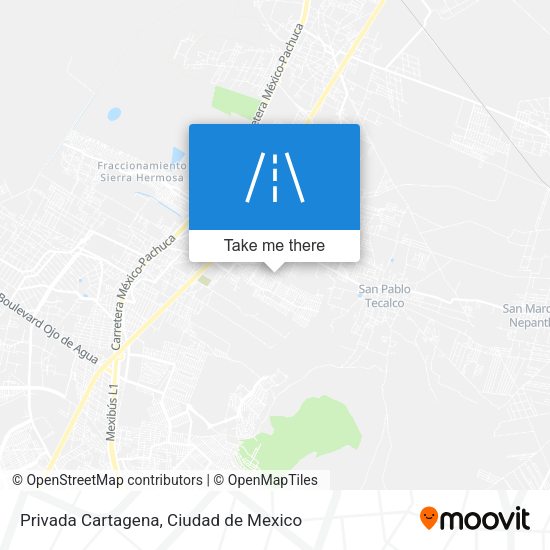 Privada Cartagena map