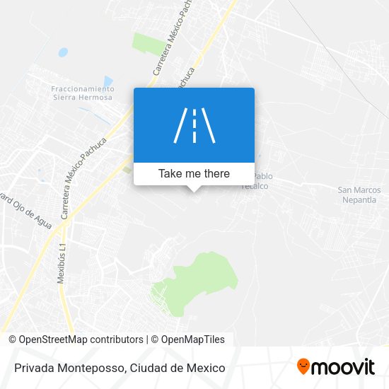 Privada Monteposso map