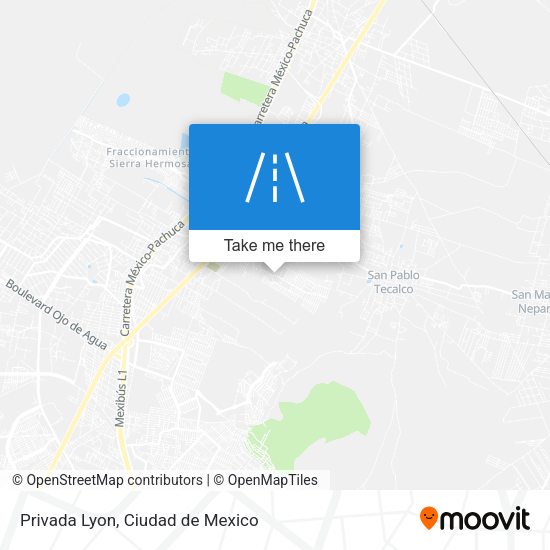 Mapa de Privada Lyon
