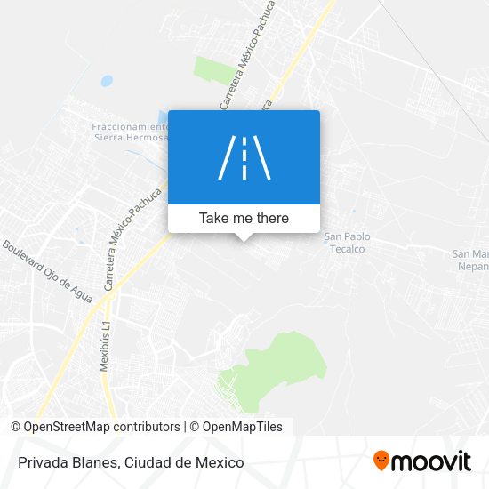 Privada Blanes map