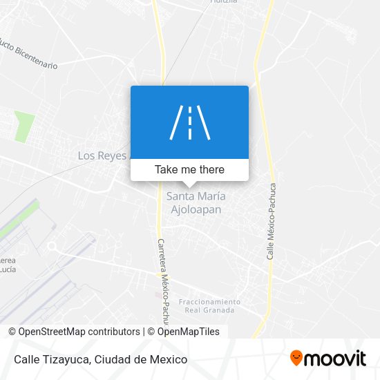 Calle Tizayuca map