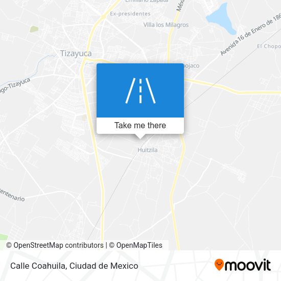 Mapa de Calle Coahuila
