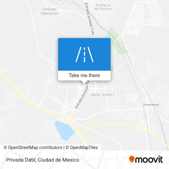 Privada Dátil map