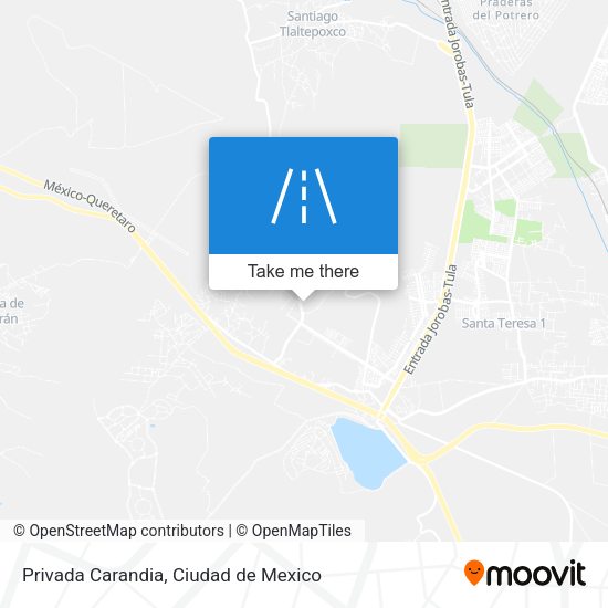 Mapa de Privada Carandia